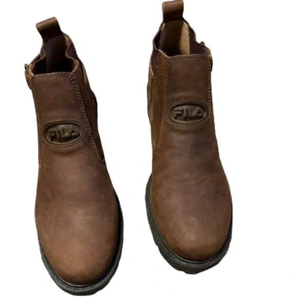fila boots brown
